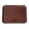 Plateau stratifié lisse Capri Cambro acajou 430mm DP210 Cambro