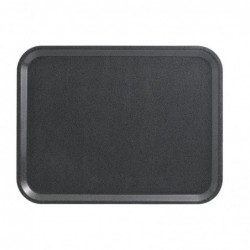 Plateau stratifié lisse Capri Cambro anthracite 430mm DP211 Cambro
