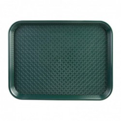 Plateau fast food en plastique Olympia Kristallon vert DP214 Olympia