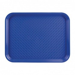 Plateau fast food en plastique Olympia Kristallon bleu DP215 Olympia