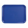 Plateau fast food en plastique Olympia Kristallon bleu DP215 Olympia