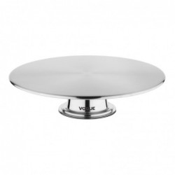 Présentoir à gâteau inox rotatif Vogue 30cm DP238 Vogue