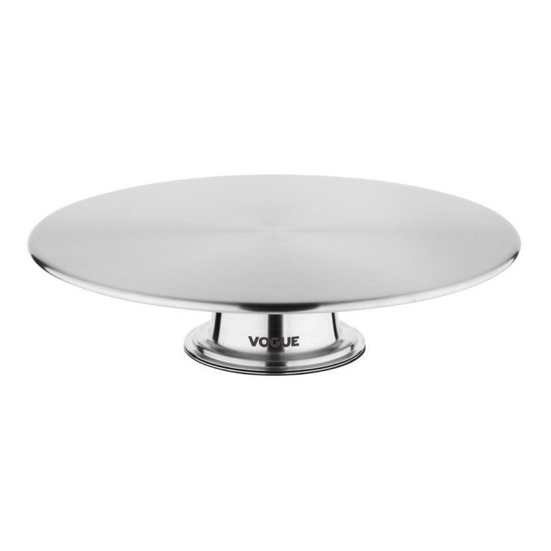 Présentoir à gâteau inox rotatif Vogue 30cm DP238 Vogue Présentoir à gâteau inox rotatif Vogue 30cm DP238 Vogue