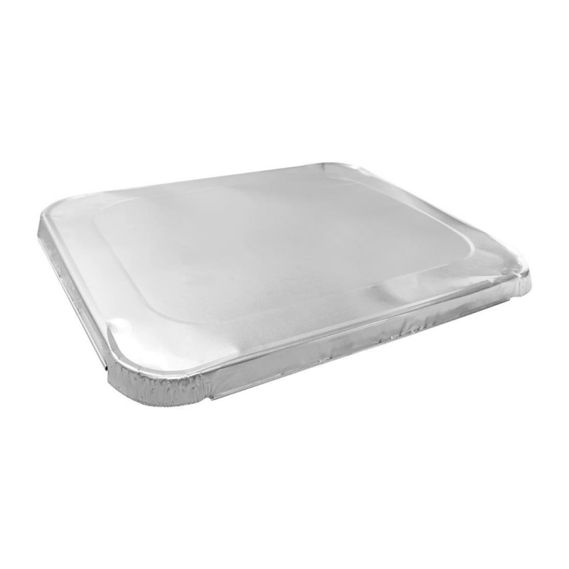Couvercles en aluminium Fiesta Recyclable pour barquettes GN 1/2 (lot de 5) DP262 Nisbets Essentials Couvercles en aluminium Fiesta Recyclable pour barquettes GN 1/2 (lot de 5) DP262 Nisbets Essentials