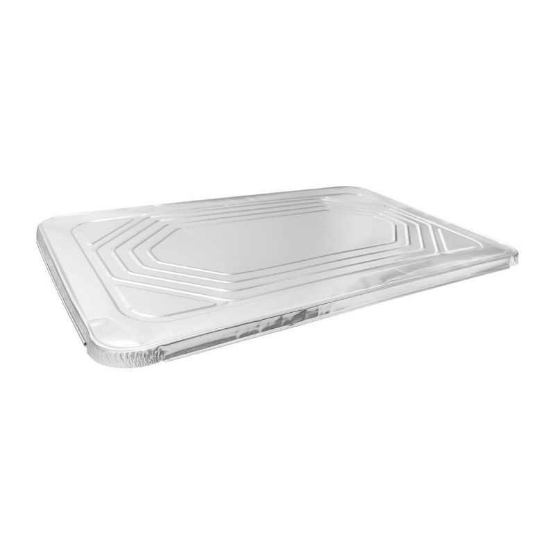 Couvercles en aluminium Fiesta Recyclable pour barquettes GN 1/1 (lot de 5) DP263 Nisbets Essentials Couvercles en aluminium Fiesta Recyclable pour barquettes GN 1/1 (lot de 5) DP263 Nisbets Essentials