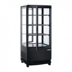 Vitrine réfrigérée avec portes incurvées Polar Série C 86L DP288 Polar