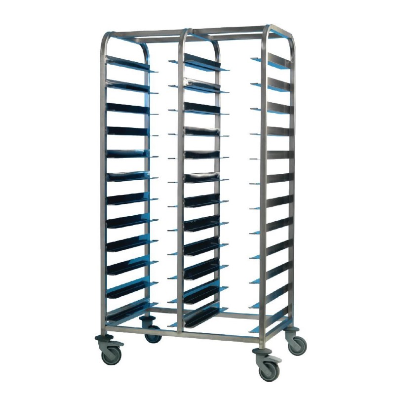 Chariot de débarrassage inox EAIS 24 niveaux DP293 EAIS Chariot de débarrassage inox EAIS 24 niveaux DP293 EAIS