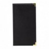 Porte-addition en cuir Securit Classic noir DP725 Securit