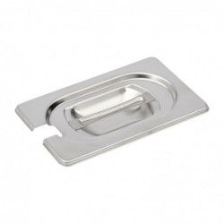 Couvercle inox avec encoche GN 1/9 Gastro M  DR492 Gastro M