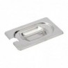 Couvercle inox avec encoche GN 1/9 Gastro M  DR492 Gastro M