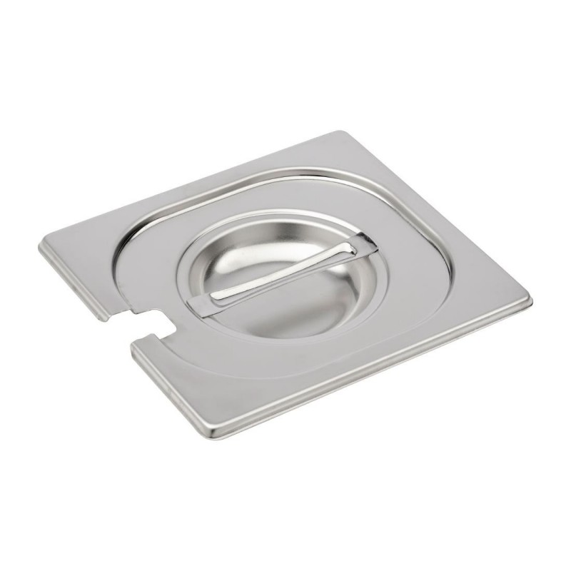 Couvercle inox avec encoche GN 1/6 Gastro M DR493 Gastro M Couvercle inox avec encoche GN 1/6 Gastro M DR493 Gastro M