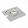 Couvercle inox avec encoche GN 1/6 Gastro M  DR493 Gastro M