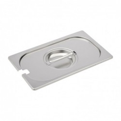 Couvercle inox avec encoche GN 1/4 Gastro M  DR494 Gastro M