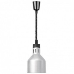 Lampe chauffante rétractable Buffalo finition métal brossé DR758 Buffalo
