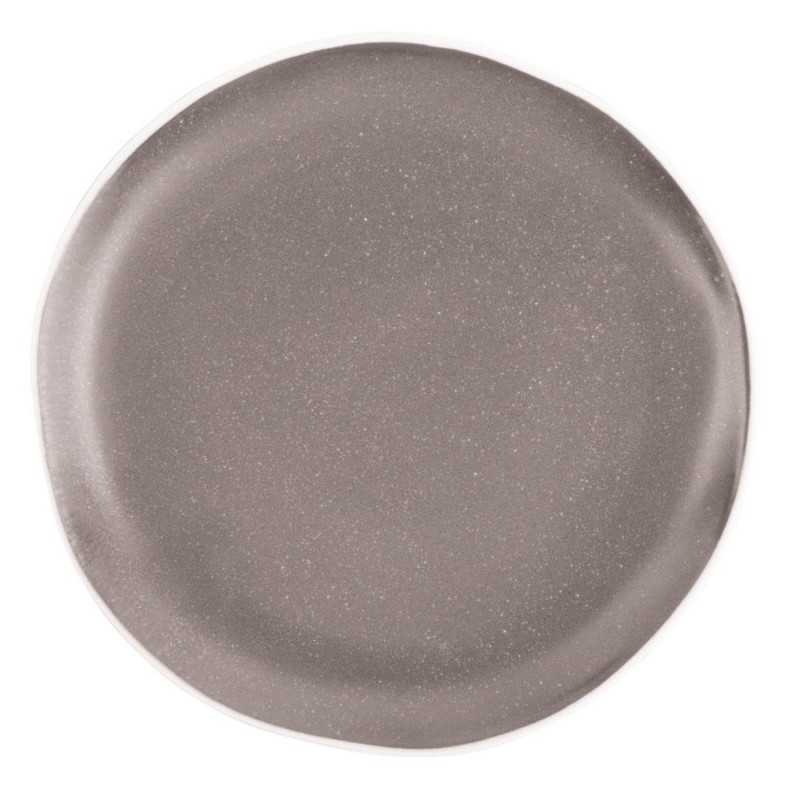 Assiettes plates grises Chia Olympia 20 Assiettes plates grises Chia Olympia 20