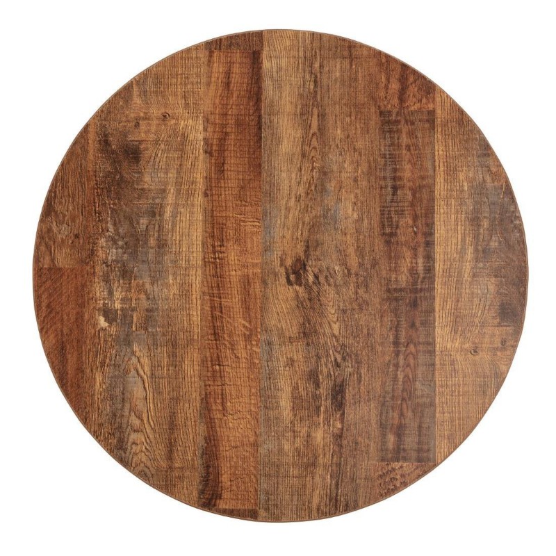 Plateau de table rond Bolero 60 cm effet bois vieilli DR822 Bolero Plateau de table rond Bolero 60 cm effet bois vieilli DR822 Bolero