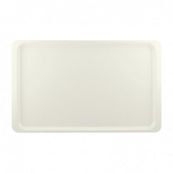 Plateau de service en polyester Roltex GN1/1 530x325mm blanc perle DR848 Roltex