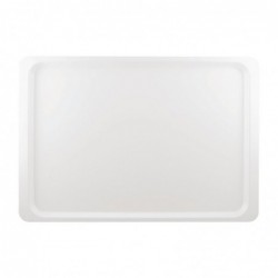Plateau de service en polyester Roltex Euronorme 530 x 370mm blanc DR857 Roltex