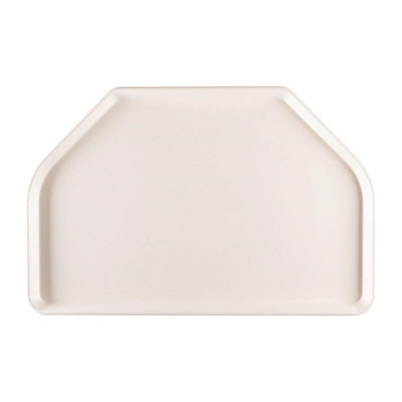 Plateau de service en polyester Roltex Trapèze GN 500x325mm gris  DR868 Roltex