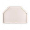 Plateau de service en polyester Roltex Trapèze GN 500x325mm gris  DR868 Roltex