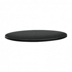 Plateau de table rond Topalit Classic Line 70cm anthracite DR896 Topalit