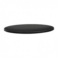 Plateau de table rond Topalit Classic Line 80cm anthracite DR897 Topalit