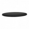 Plateau de table rond Topalit Classic Line 80cm anthracite DR897 Topalit