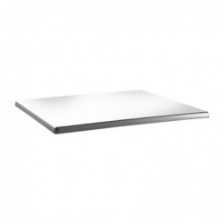 Plateau de table rectangulaire Topalit Classic Line 110x70cm blanc pur DR917 Topalit