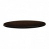 Plateau de table rond Topalit Classic Line 70cm wengé DR920 Topalit