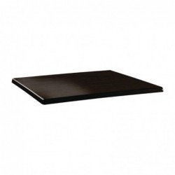 Plateau de table rectangulaire Topalit Classic Line 120x80cm wengé DR926 Topalit