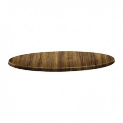 Plateau de table rond Topalit Classic Line 70cm atacama cherry DR928 Topalit