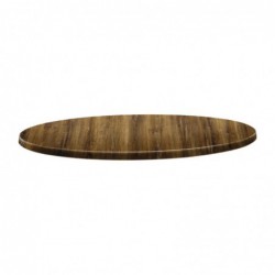Plateau de table rond Topalit Classic Line 80cm atacama cherry DR929 Topalit