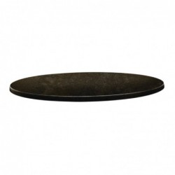 Plateau de table rond Topalit Classic Line 70cm cyprus métal DR936 Topalit