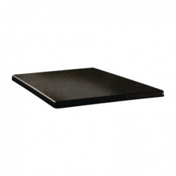 Plateau de table carré Topalit Classic Line 70x70cm cyprus metal DR939 Topalit