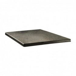 Plateau de table rond Topalit Classic Line 80cm béton DR946 Topalit