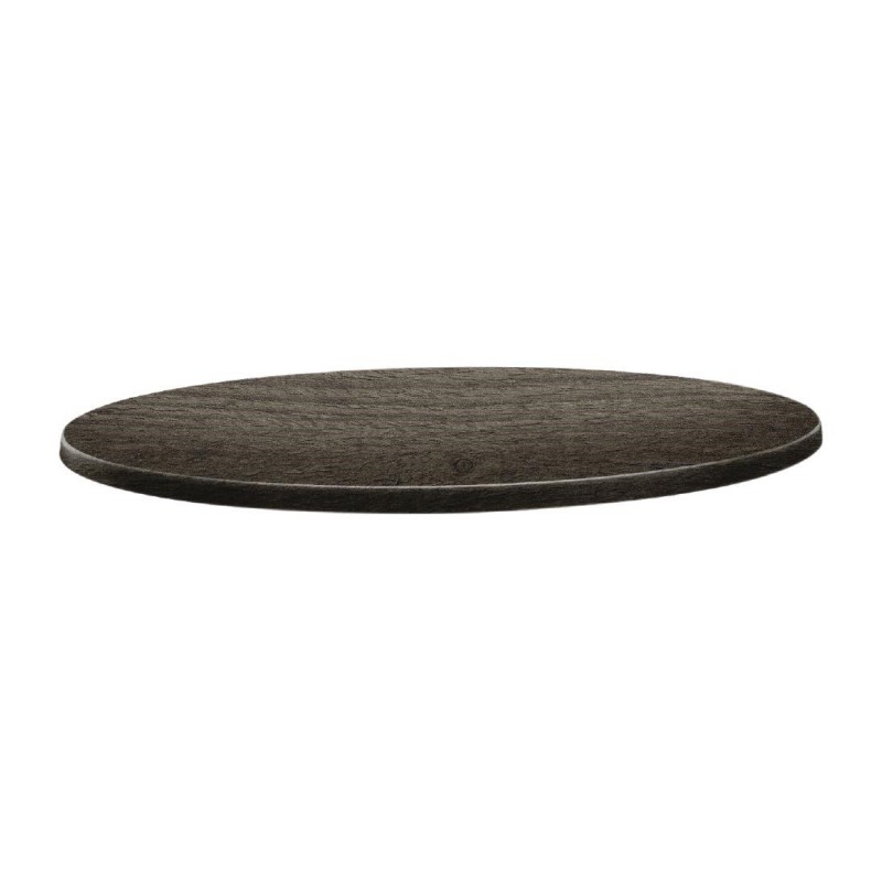 Plateau de table rond Topalit Classic Line 80cm timber DR954 Topalit