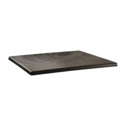 Plateau de table rectangulaire Topalit Classic Line 120x80cm timber DR959 Topalit