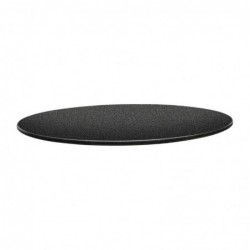 Plateau de table rond Topalit Smartline 80cm anthracite DR961 Topalit