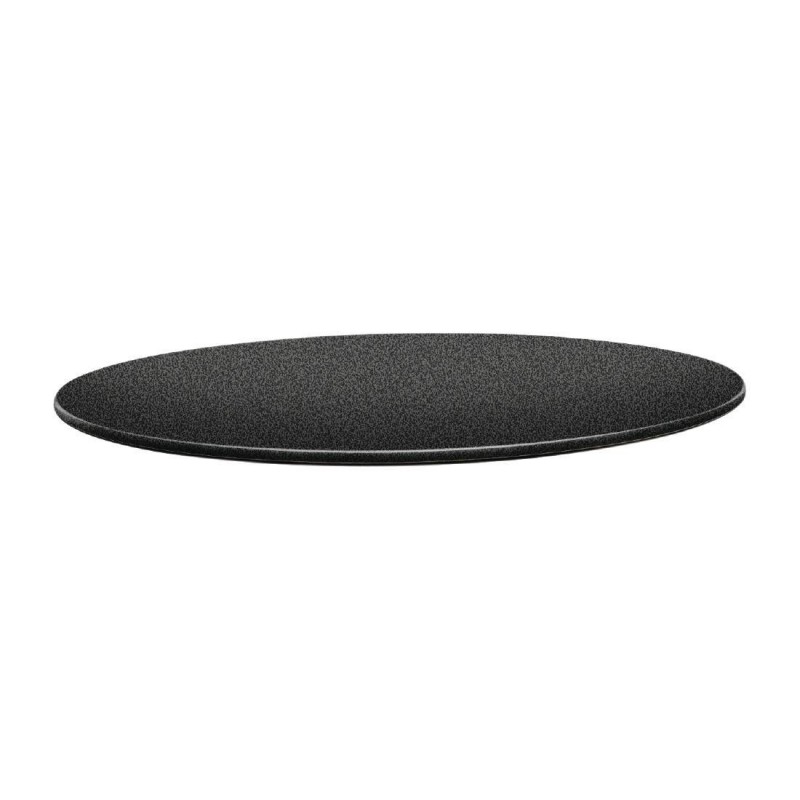 Plateau de table rond Topalit Smartline 80cm anthracite DR961 Topalit Plateau de table rond Topalit Smartline 80cm anthracite DR961 Topalit
