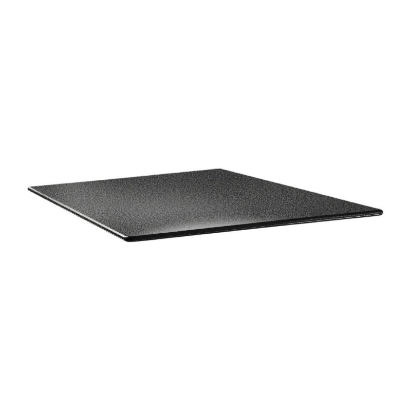 Plateau de table carré Topalit Smartline 80x80cm anthracite DR963 Topalit Plateau de table carré Topalit Smartline 80x80cm anthracite DR963 Topalit