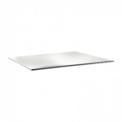 Plateau de table rectangulaire Topalit Smartline 120x80cm blanc pur DR974 Topalit