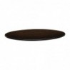 Plateau de table rond Topalit Smartline 70cm wengé DR975 Topalit