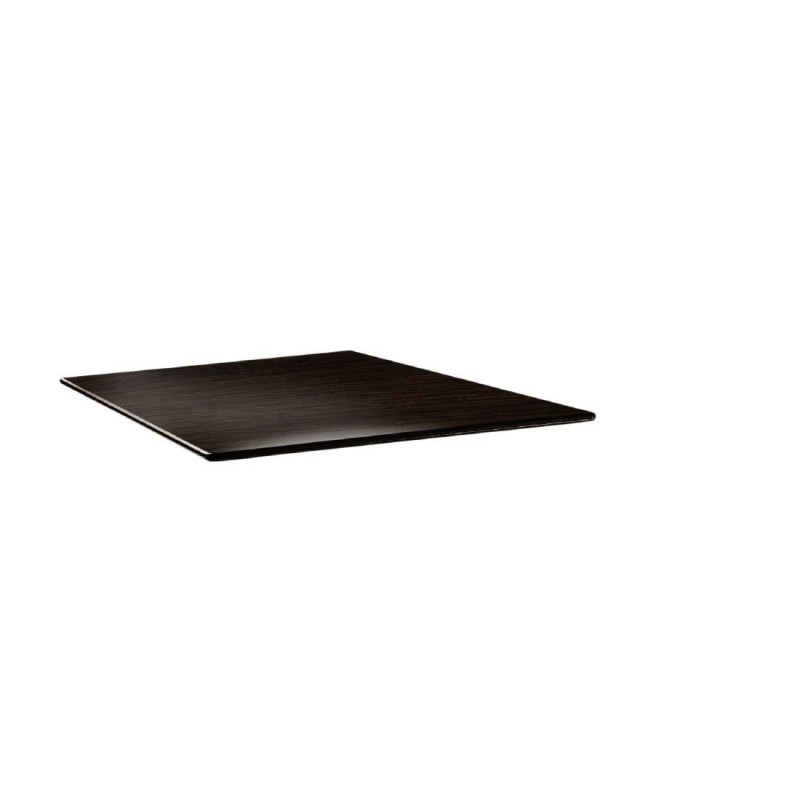 Plateau de table carré Topalit Smartline 70x70cm wengé DR977 Topalit Plateau de table carré Topalit Smartline 70x70cm wengé DR977 Topalit