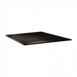 Plateau de table carré Topalit Smartline 80x80cm wengé DR978 Topalit