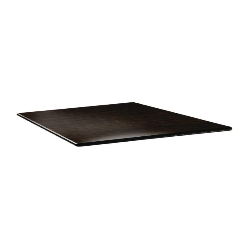 Plateau de table carré Topalit Smartline 80x80cm wengé DR978 Topalit Plateau de table carré Topalit Smartline 80x80cm wengé DR978 Topalit