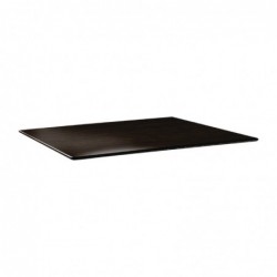 Plateau de table rectangulaire Topalit Smartline 120x80cm wengé DR979 Topalit