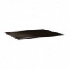 Plateau de table rectangulaire Topalit Smartline 120x80cm wengé DR979 Topalit