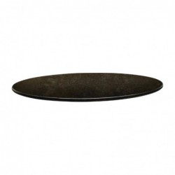 Plateau de table rond Topalit Smartline 70cm cyprus metal DR985 Topalit