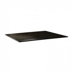 Plateau de table rectangulaire Topalit Smartline 120x80cm cyprus metal DR989 Topalit