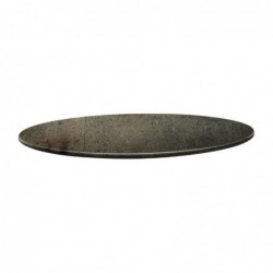 Plateau de table rond Topalit Smartline 80cm béton DR991 Topalit